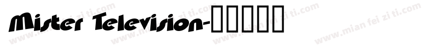 Mister Television字体转换